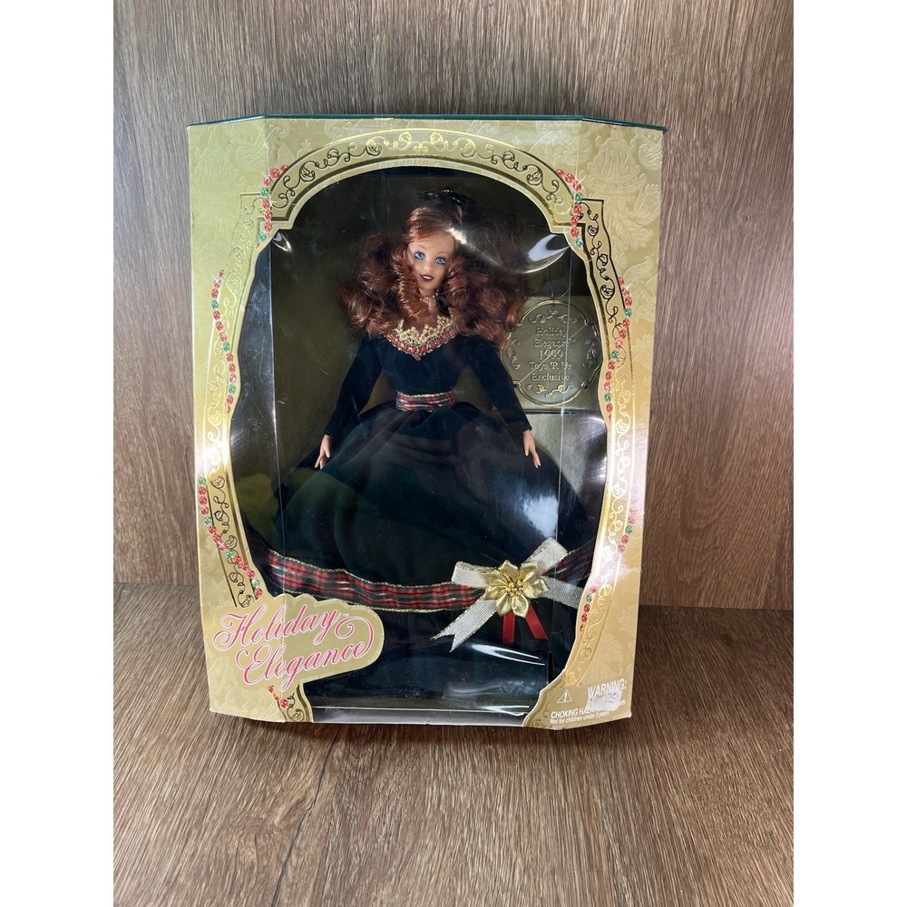 NRFB NEW Elegance Doll  1999 Toys R Us Exclusive Barbie Clone Christmas Doll